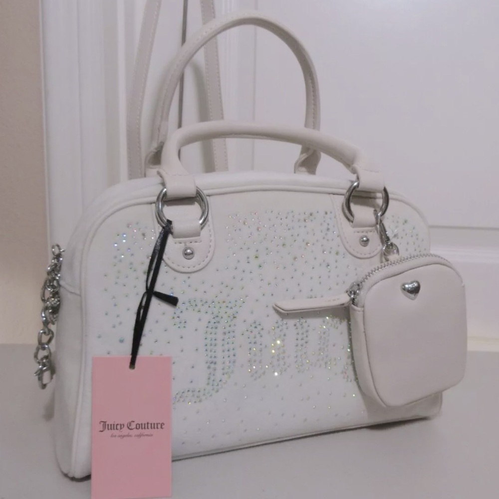 JUICY COUTURE BOWLER BAG CRYSTAL  NWT